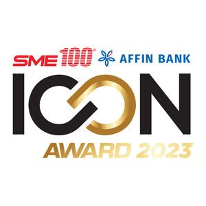 SME 100 Affin SME Icon Award badge