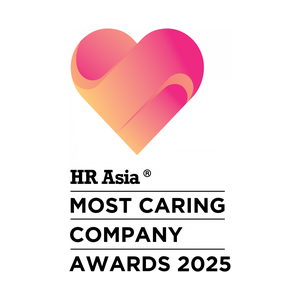 HR Asia Most Caring Company Awards badge