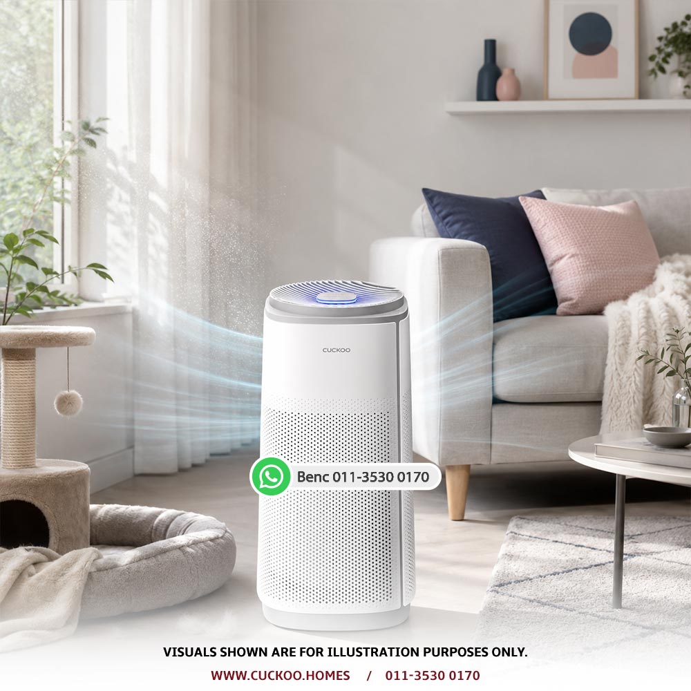 CUCKOO air purifier for haze dust and pet hair in Malaysia