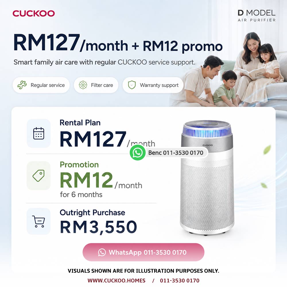 D Model RM127 monthly rental and RM12 promotion