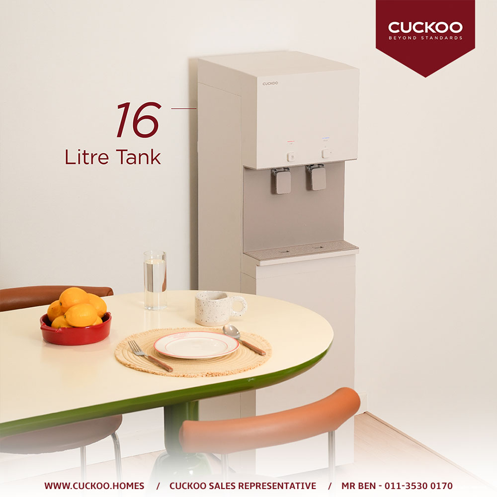 CUCKOO FLO Stand water purifier with 16 litre tank capacity