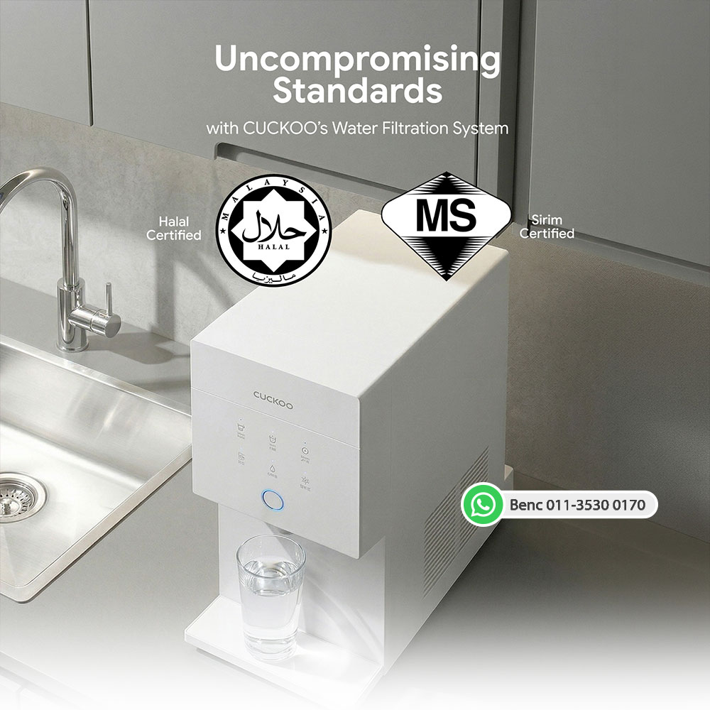 CUCKOO halal water purifier certification information guide