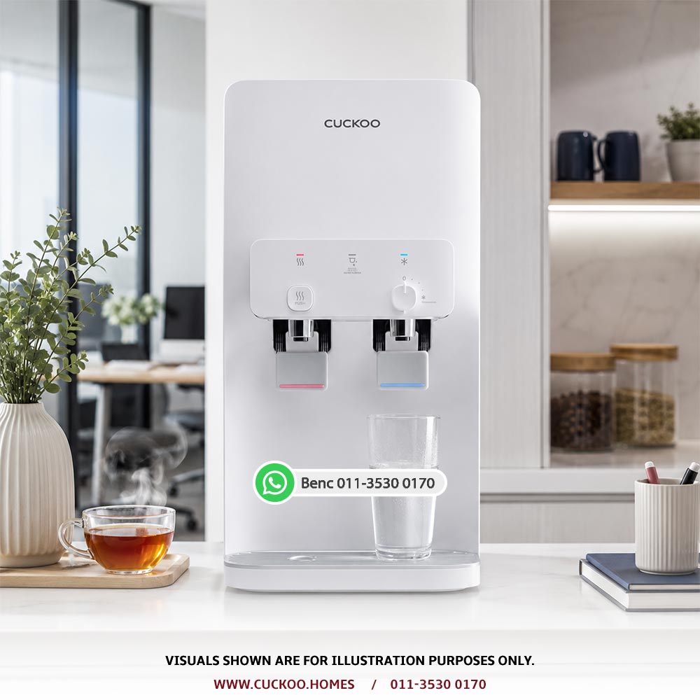 CUCKOO hot and cold water dispenser for home and office use in Malaysia