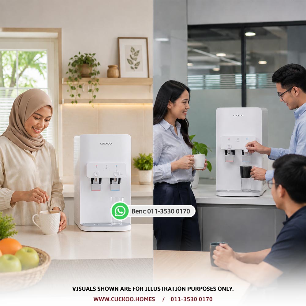 Home and office water dispenser capacity and usage comparison in Malaysia