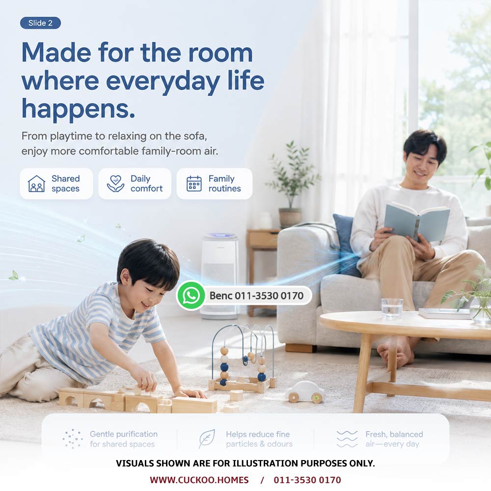 K Model air purifier for living-room air care