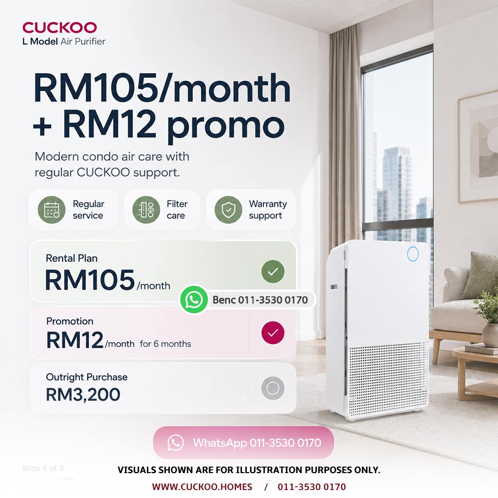 L Model RM105 monthly rental promotion