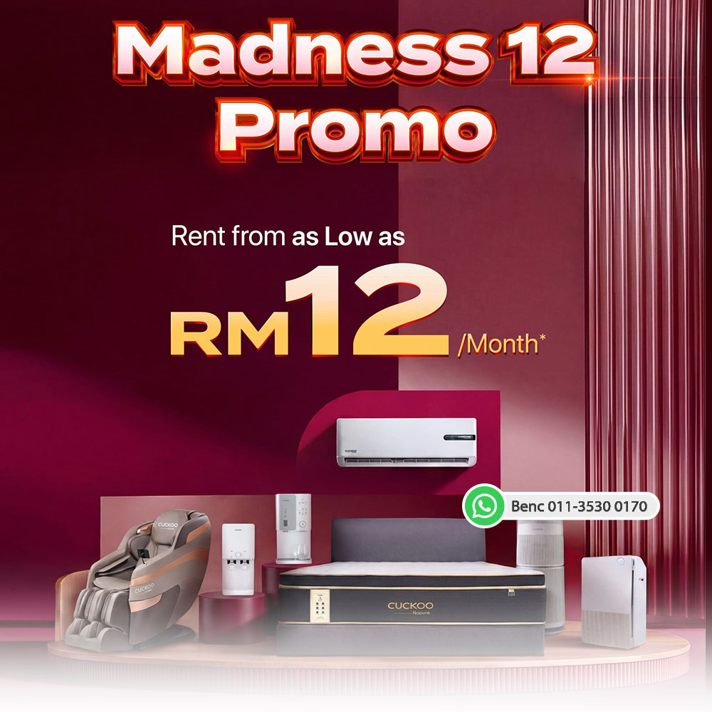 CUCKOO Product Price List 2026 and May Madness 12 promotion