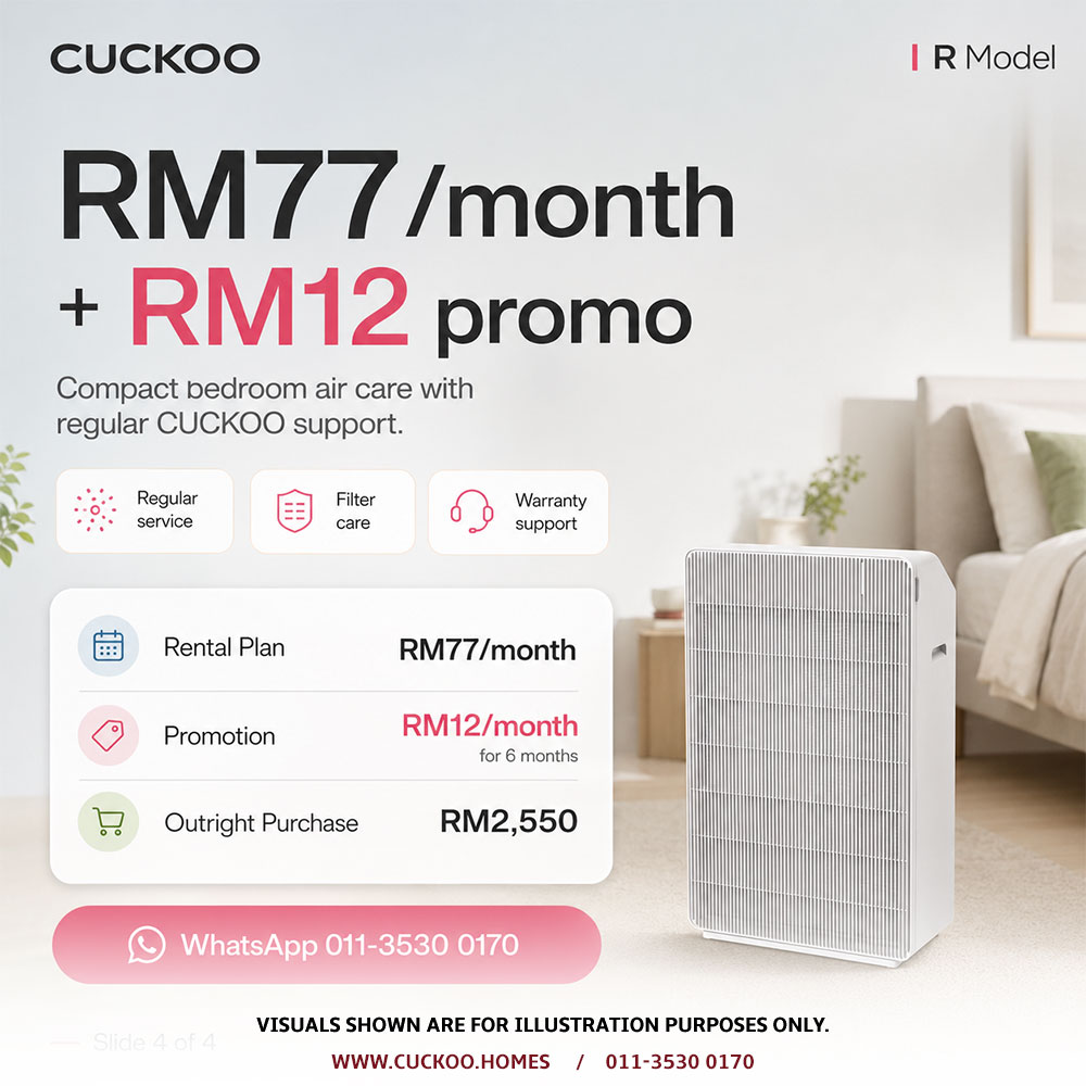 R Model RM77 monthly rental promotion