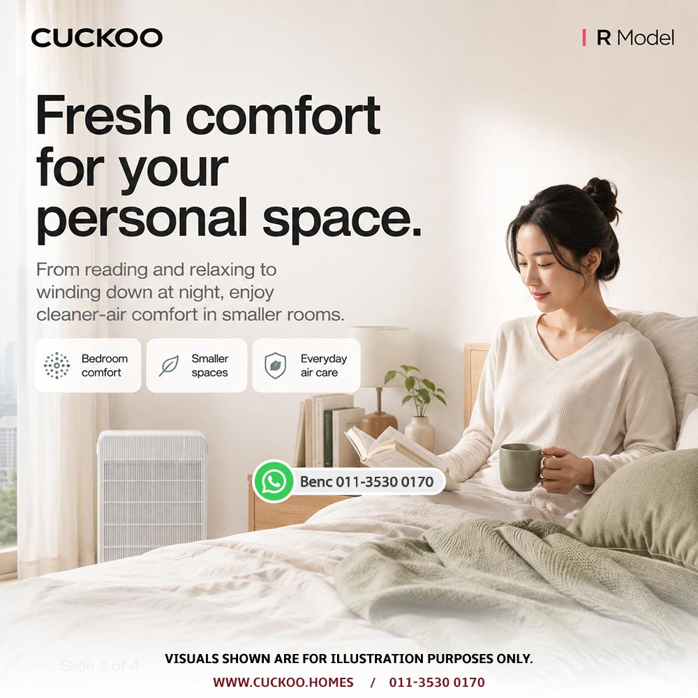 R Model cleaner air and bedroom comfort