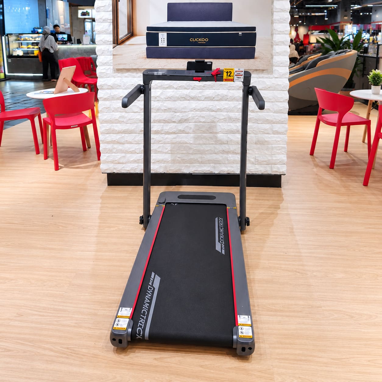 CUCKOO treadmill in the display area at the Sunway Putra Mall brandstore